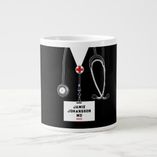 Taza De Café Gigante Graduado de Facultad de Medicina