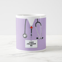 Taza De Café Gigante Graduado de Facultad de Medicina
