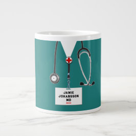 Taza De Café Gigante Graduado de Facultad de Medicina 2026