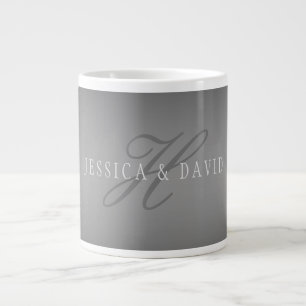 Taza De Café Gigante Gradualmente cambiando gradiente gris cualquier no