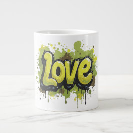 Taza De Café Gigante Graffiti Field of Endless Love