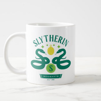 Taza De Café Gigante Gráfica de bloqueo de serpiente doble SLYTHERIN™ H