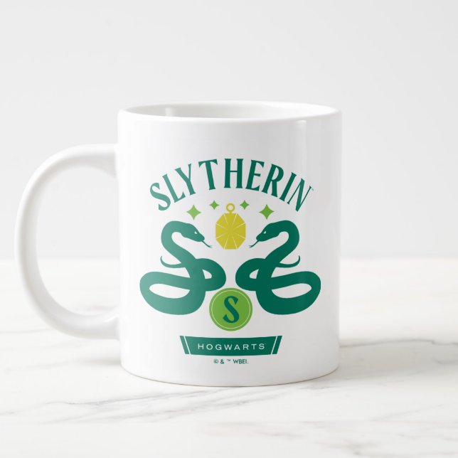 Taza De Café Gigante Gráfica de bloqueo de serpiente doble SLYTHERIN™ H (Izquierda)