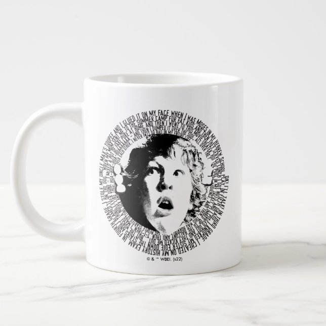 Taza De Café Gigante Gráfica de confesión de trombozo de los Goonies (Izquierda)