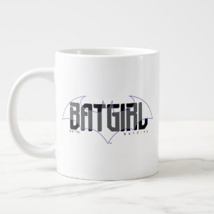 Taza De Café Gigante Gráfica de nombre de alta tecnología de Batgirl