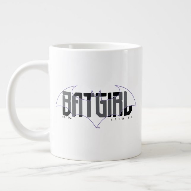 Taza De Café Gigante Gráfica de nombre de alta tecnología de Batgirl (Izquierda)