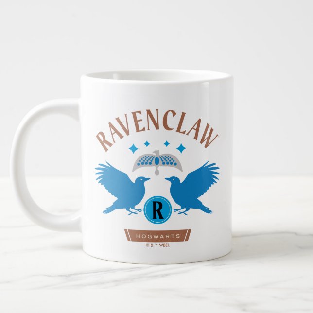 Taza De Café Gigante Gráfico de Diadem de doble águila RAVENCLAW™ House (Izquierda)