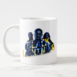 Taza De Café Gigante Gráfico de Héroes de Black Lightning