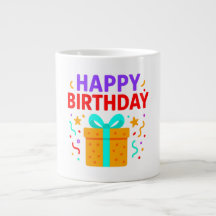 Gráfico de pastel de cumpleaños feliz