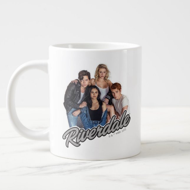 Taza De Café Gigante Gráfico del grupo Retro Riverdale (Izquierda)