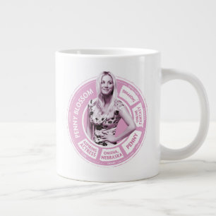 Taza De Café Gigante Gráfico informativo Penny Blossom