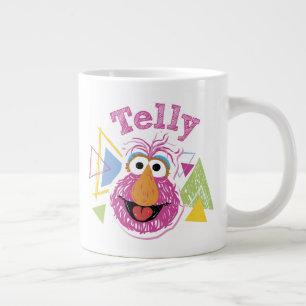 Taza De Café Gigante Gráficos Divertidos de Telly Monster