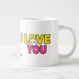 Taza De Café Gigante Gráficos Dulce Te Amo para regalos y ropa