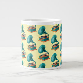 Taza De Café Gigante Gramophone