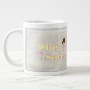 Taza De Café Gigante Gran Hermana Bailando Ballerina Hermana