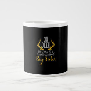 Taza De Café Gigante Gran Hermana Oh Ciervo Anuncio de Bebé Estilo Lind