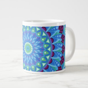 Taza De Café Gigante Gran Mandala Midnight Dreams Zen Tamaño Grande