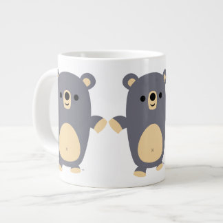 Taza De Café Gigante Gran Personalizado azul lindo Jumbo Mug
