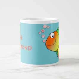 Taza De Café Gigante GRAN PESCADO, PEQUEÑO POND - Jumbo Mug