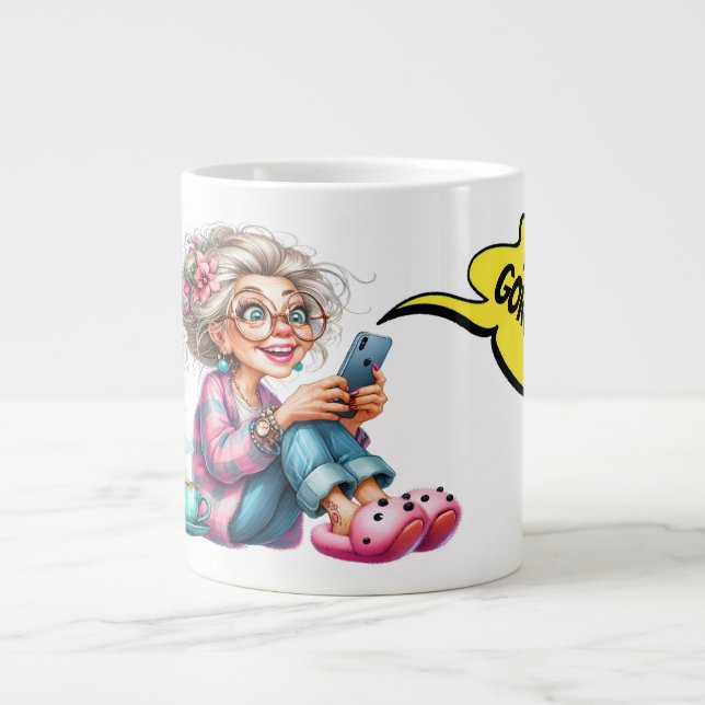 Taza De Café Gigante Gran tazón (Frente)
