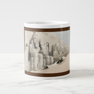 Taza De Café Gigante Gran templo de Abu Simbel I Especie Jumbo Mug