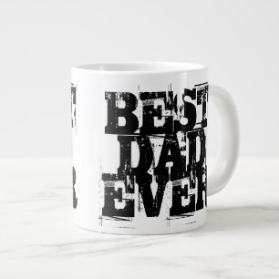 Taza De Café Gigante Gran Tipografía Destacada y Distorsionada del Mejo