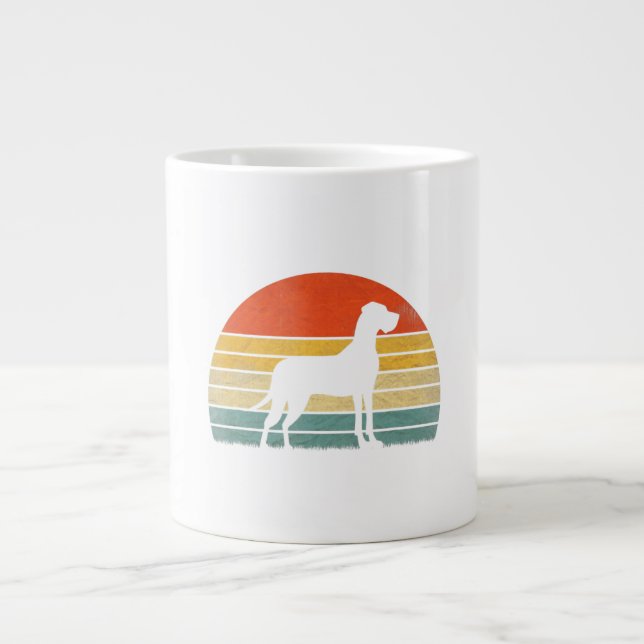 Taza De Café Gigante  Grandes danzas de perros danzantes hombres mujere (Frente)