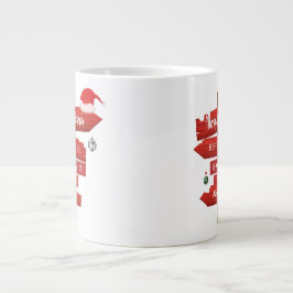 Taza De Café Gigante Grandes Navidades