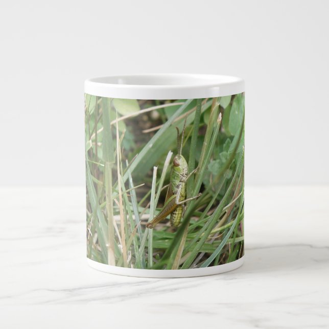 Taza De Café Gigante Grasshopper Camouflage Mug (Frente)