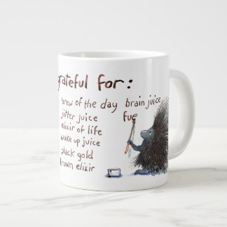 Taza De Café Gigante Gratitud del puercoespín