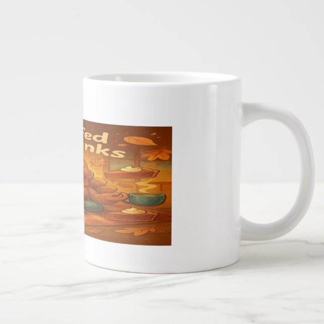 Taza De Café Gigante Gratitude Turkey Mug- Feast on Meaning (Derecha)