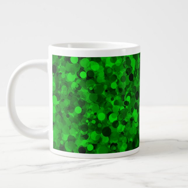 Taza De Café Gigante Green Dot 20oz Mug (Izquierda)