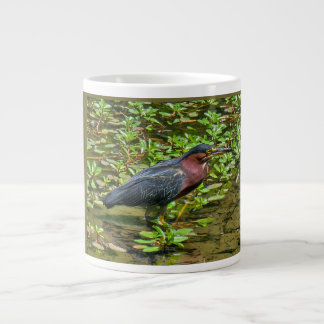 Taza De Café Gigante Green Heron (Butorides virescens)