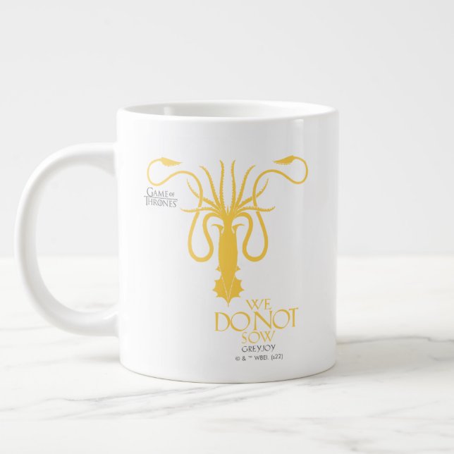 Taza De Café Gigante Greyjoy Sigil - No Sembramos (Izquierda)