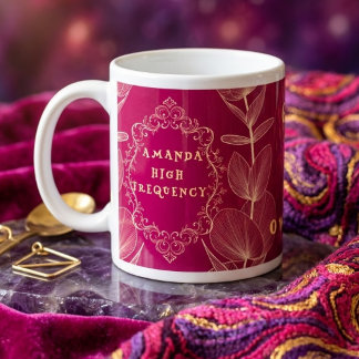 Taza De Café Gigante Grow At Your Own Pace Botanical High Frequency Mug
