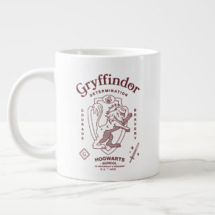 Taza De Café Gigante GRYFFINDOR™ Determinación Coraje Valentía Escudo