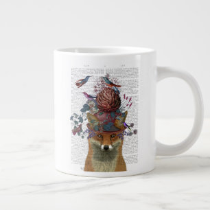 Taza De Café Gigante Guardián de aves Fox con Artichoke