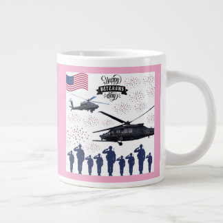 Taza De Café Gigante Guardianes de la Libertad rosa