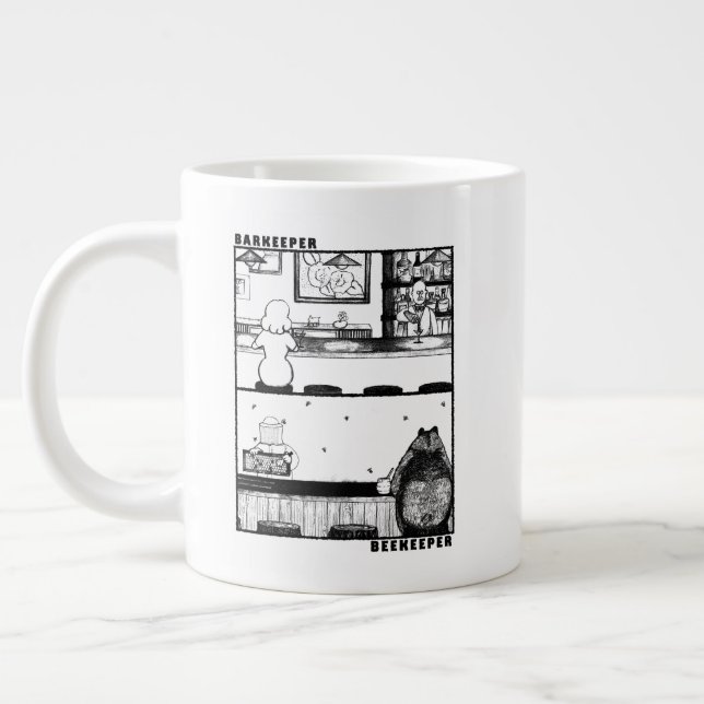 Taza De Café Gigante Guardianes y apicultores (Izquierda)