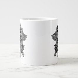 Taza De Café Gigante Guerrero vikingo Odín