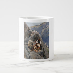 Taza De Café Gigante Guerreros Apache: Emboscada en la caballería norte