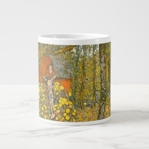 Taza De Café Gigante Gustav Klimt Farm Garden con Crucifix