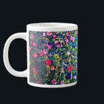 Taza De Café Gigante Gustav Klimt Italian Garden<br><div class="desc">Coffee Mug con el paisaje del jardín italiano de Gustav Klimt (1913). Un hermoso jardín de flores de colores: rojo,  blanco,  rosa,  morado. Un gran regalo para los amantes del arte Art Nouveau y austriaco.</div>