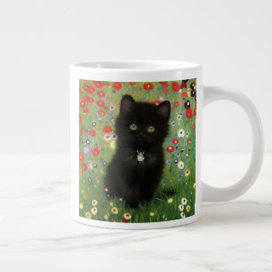 Taza De Café Gigante Gustav Klimt Kitten