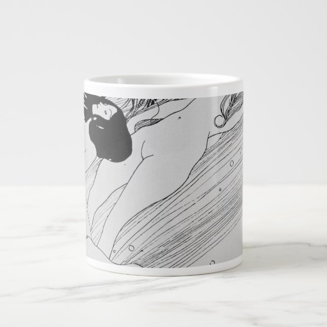 Taza De Café Gigante Gustav Klimt - La Sangre De Los Peces (Frente)