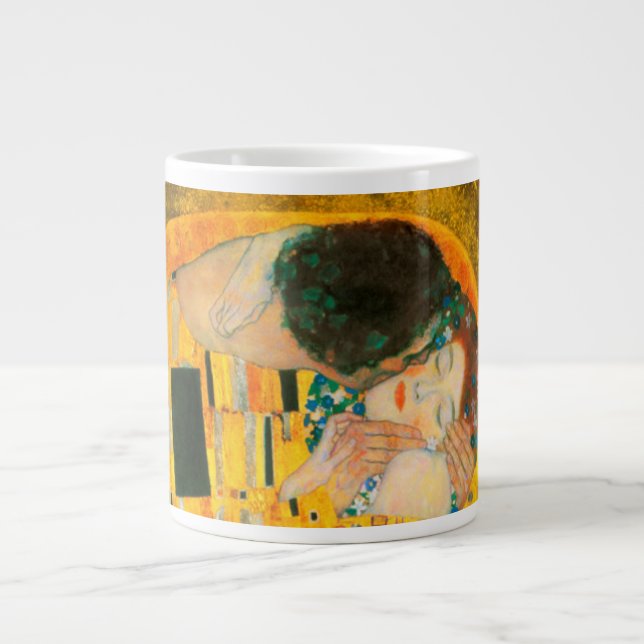 Taza De Café Gigante Gustav Klimt The Kiss (Frente)