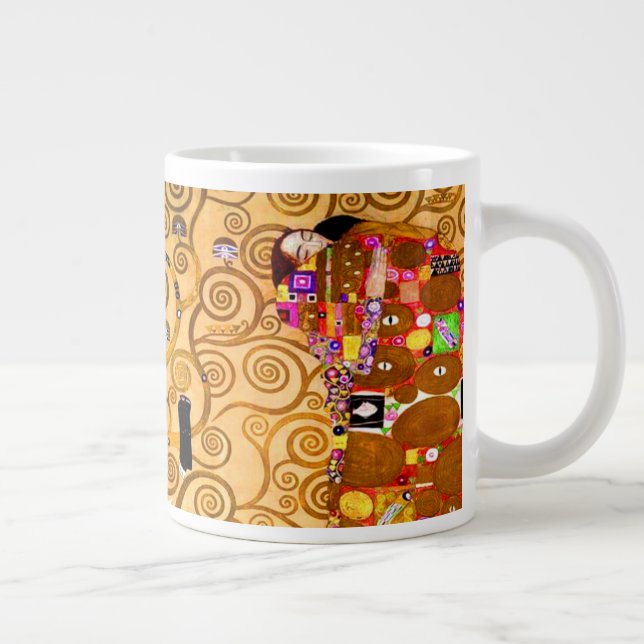 Taza De Café Gigante Gustav Klimt Tree of Life (Derecha)