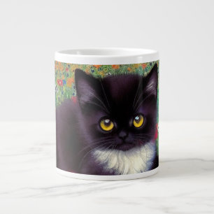 Taza De Café Gigante Gustav Klimt Tuxedo Cat