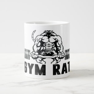 Taza De Café Gigante Gym Rat