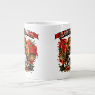 Taza De Café Gigante 🇲🇦 HA HNA JINA Equipo Marruecos Día de Partido 2